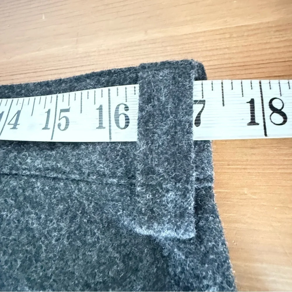 BANANA REPUBLIC Gray Wool Blend Style 300412 Utility Officer Baggy 34 X 32
